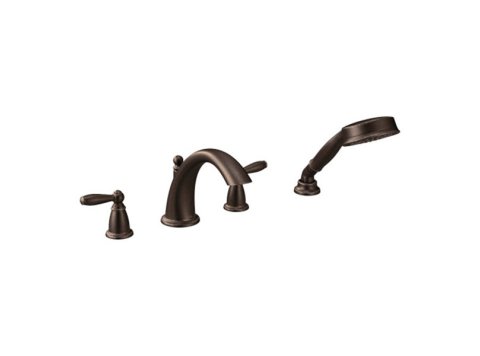 Moen Brantford 924 Two-Handle Walk-In Tub Faucet W/Handheld Shower & 9792 Valve, Oil Rubbed Bronze