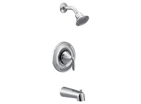 Moen Eva 2133 Single Handle Posi-Temp Tub & Shower Trim (Only) W/ One-Function Showerhead, Chrome