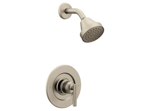 Moen Gibson Shower Trim 1.75 Gpm Single Handle W/ 62390 Valve, Brushed Nickel