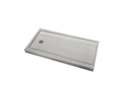 Sprayfoam Custom Shower Base, Linen - Extra Large, Center Drain Only