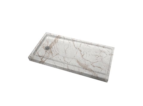 Sprayfoam Custom Shower Base, Tuscany - Extra Large, Center Drain Only