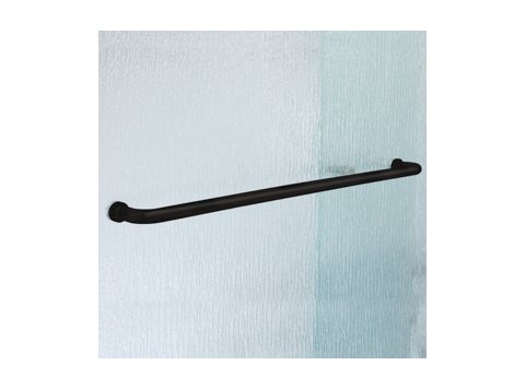 24 inch Recessed Finger Pull Towel Bar, Oil Rubbed Bronze