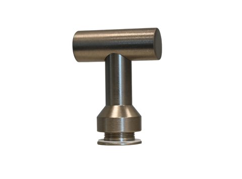 T-Version Knob For Lp Towel Bar, Brushed Nickel