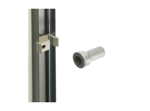 Recessed Knob, Chrome