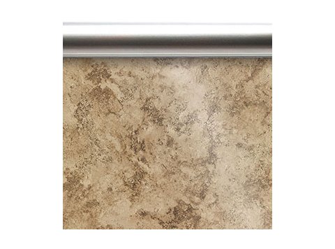 Shower Panel Replacement 30 X 68 Vertical Holes 1/4 In Clear Glass, Chrome