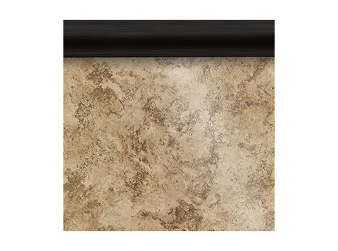 Shower Panel Replacement 24 X 68 Vertical Holes 1/4 In Clear Glass, Oil Rubbed Bronze