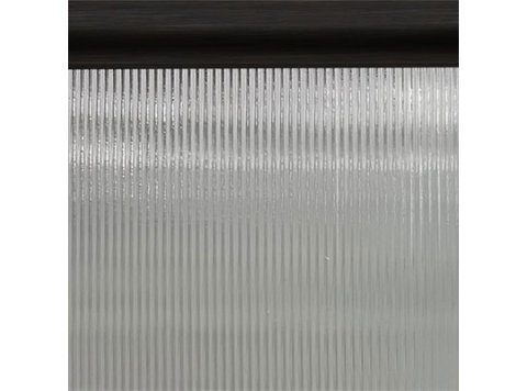 Shower Panel Replacement 30 X 68 1/4 In Corrugated Glass, Oil Rubbed Bronze