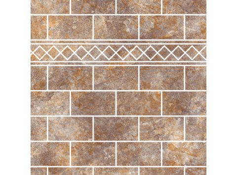 Imp/Flagstone 40X98.5 W/ 2 Special Bends Canyon Rock