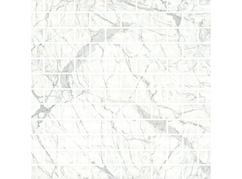 LE/3x6 Subway Side Wall W/ 2 Special Bends Santorini White
