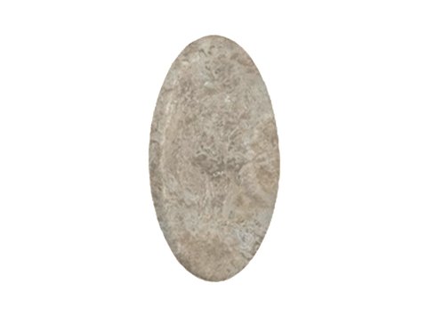 4 Inch Hole Cap Bianco Travertine