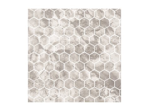 Deco Trim Hexagon Arctic Ice