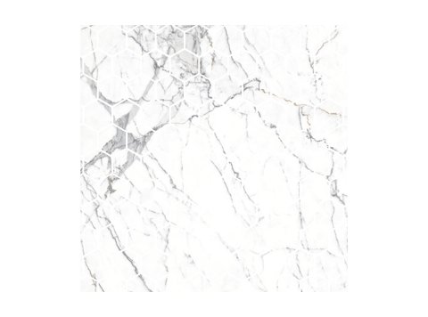 Deco Trim Hexagon W/ 1 Special Bend Calcutta Marble