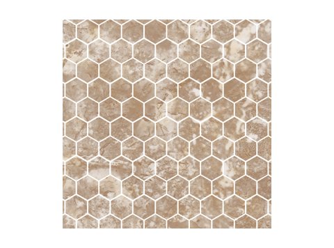 Deco Trim Hexagon Sandalwood