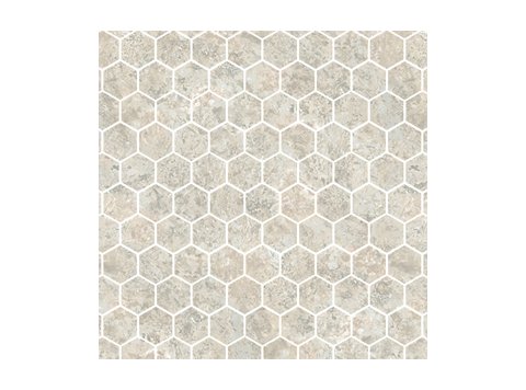 Deco Trim Hexagon San Michele Travertine