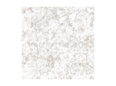 Deco Trim Hexagon W/ 2 Special Bends Glacier Ice