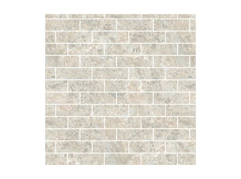 Deco Trim Subway W/ 1 Special Bend San Michele Travertine