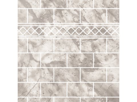 Imp/Flagstone 65X98.5 W/ 3 Special Bends Arctic Ice