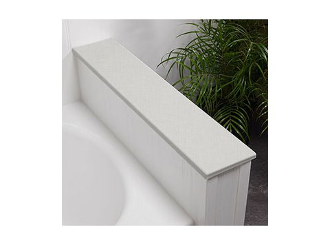 Knee Wall Cap, Acrylic (3/4 X 6 X 72), Linen