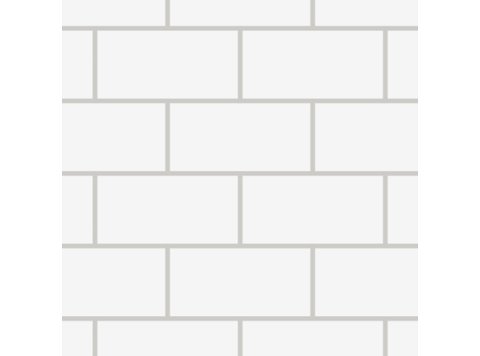 Imp/Roman Block 60X103 W/ 4 Special Bends Matte White Grayline
