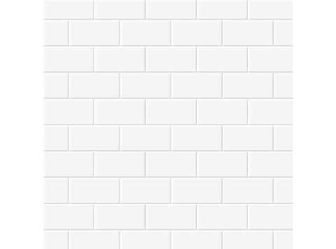36X98 Subway Tile White