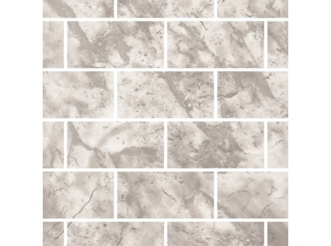 Imp/Roman Block 40X103 W/ 3 Special Bends Arctic Ice