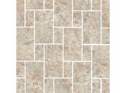Imp/Hopscotch 65X98.5 W/ 4 Special Bends Bianco Travertine