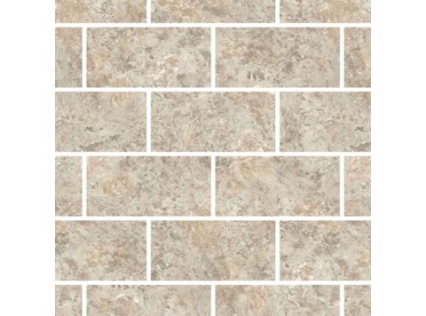 Imp/Roman Block 40X103 W/ 1 Special Bend Bianco Travertine