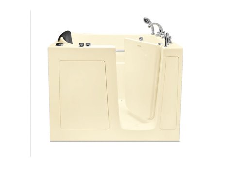 Geneva Gel Coat Inward Swing Door Hydro Tub (Hydro Spa System Only), 30x52, Right-Hand, Biscuit