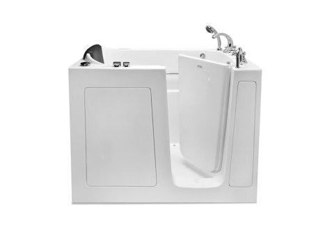 Geneva Gel Coat Inward Swing Door Hydro Tub (Hydro Spa System Only), 30x52, Right-Hand, White