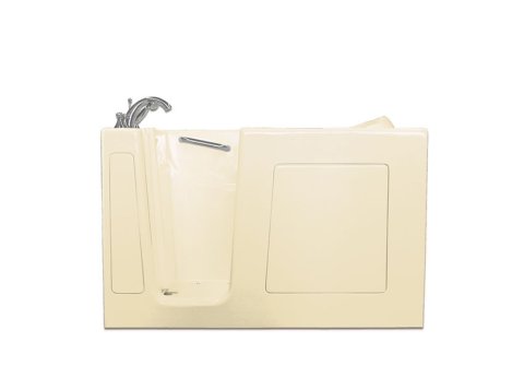 Buckingham Gel Coat Inward Swing Door Hydro Tub (Hydro Spa System Only), 30x60, Left-Hand, Biscuit