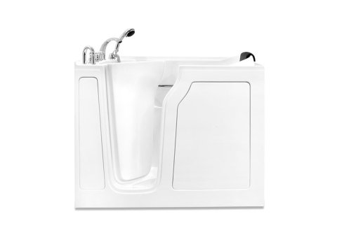 Grove Gel Coat Inward Swing Door Hydro Tub (Hydro Spa System Only), 28x48, Left-Hand, White