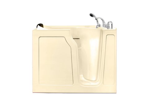 Grove Gel Coat Inward Swing Door Hydro Tub (Hydro Spa System Only), 28x48, Right-Hand, Biscuit