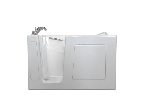 Buckingham Gel Coat Inward Swing Door Hydro Tub (Hydro Spa System Only), 30x60, Left-Hand, White