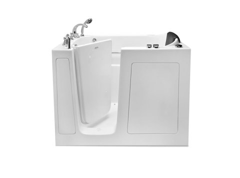 Geneva Gel Coat Inward Swing Door Hydro Tub (Hydro Spa System Only), 30x52, Left-Hand, White