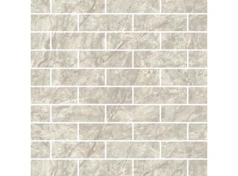 Rvl/4x12 Subway 60X103 W/ 4 Special Bends Pompeii Marble