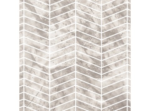 Imp/Chevron 65X98.5 W/ 2 Special Bends Arctic Ice