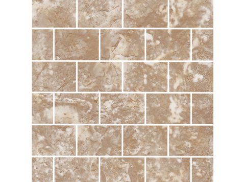 Imp/Cobblestone 65X98.5 W/ 2 Special Bends Sandalwood