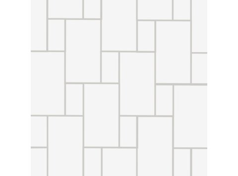 Imp/Hopscotch 65X98.5 W/ 4 Special Bends Matte White Grayline