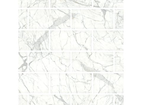 LE/12x24 Roman Block Side Wall W/ 1 Special Bend Santorini White