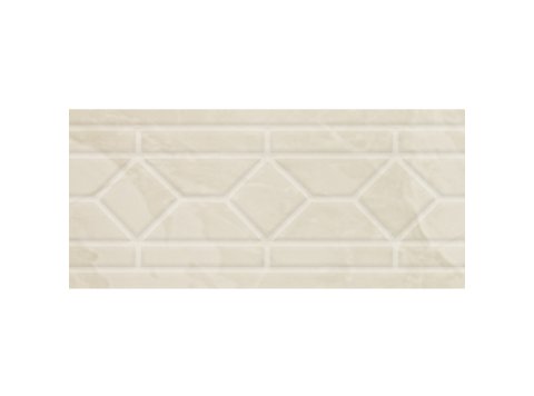 Santa Fe Listello Trim (2) Silver White Marble