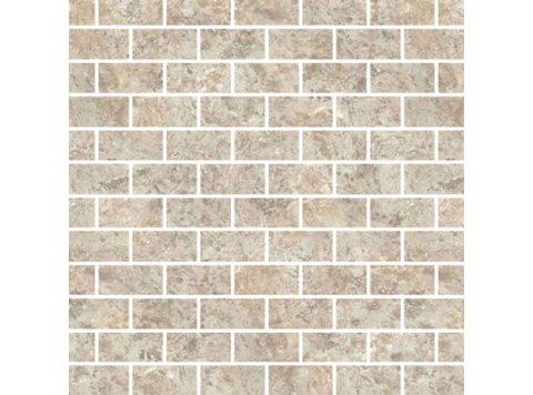 Rvl/3X6 Subway 40X103 W/ 3 Special Bends Bianco Travertine