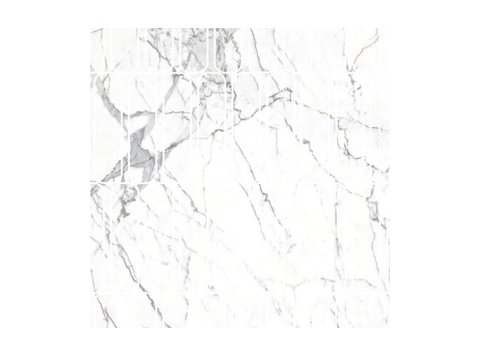 RVL/Oblong A-Bend Shower System Calcutta Marble