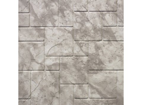 Piazza Sim-Tile Back Wall, Artic Ice