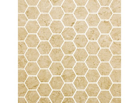 Rvl/6 Inch Hexagonal Back Wall Brecchia