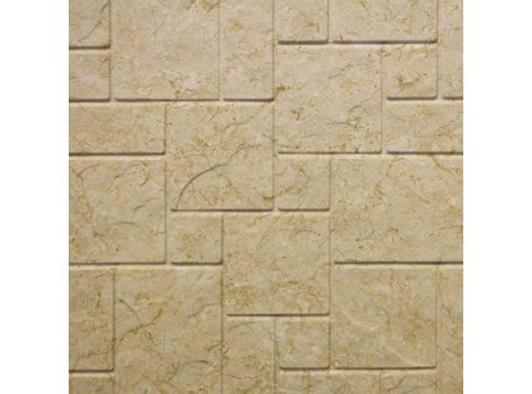 Piazza Sim-Tile Back Wall, Sierra Sand