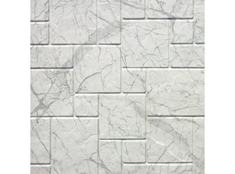 Piazza Sim-Tile Back Wall, Santorini White