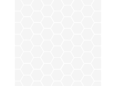Rvl/6 Inch Hexagonal 60X103 W/ 2 Special Bends Matte White