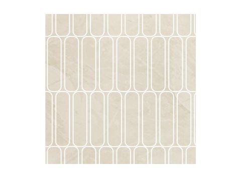 RVL/Oblong Shower System Silver White Marble