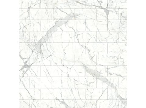 Subway Sim-Tile Back Wall, Santorini White