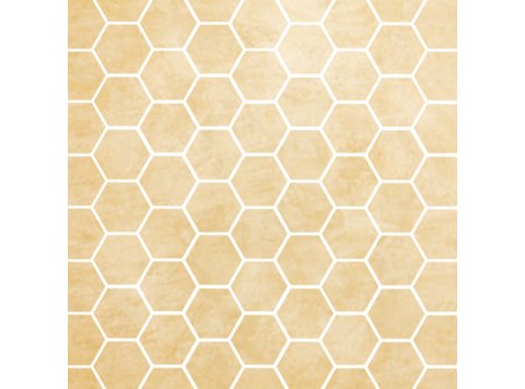 Rvl/6 Inch Hexagonal Back Wall Travertine